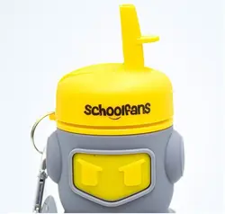 قمقمه سیلیکونی اسکول فنس مدل آدم آهنی کد 9302