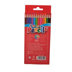 مداد رنگی 12 رنگ صدف جعبه مقوایی