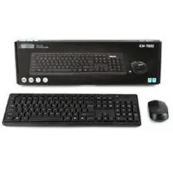 کیبورد و موس بی سیم دانگل دار ایسوس ترکیبی مدل KM-9800