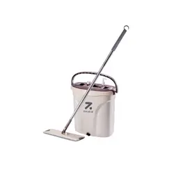 مشخصات، قیمت و خرید اینترنتی ست سطل و زمین شوی چرخشی شیائومی مدل Zolele Flat Mop Bucket FM01
