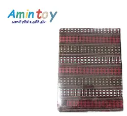 کلاسور طرح جاجیم قفل فلزی با کیفیت