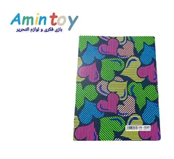کلاسور 100 برگ قفل فلزی آزاده