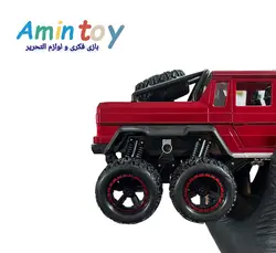 ماکت ماشین چه ژی مدل بنز جی کلاس ۶ چرخ آفرود Benz G63 AMG 6x6 V12 Off-Road مقیاس 1:22