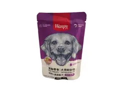 پوچ ونپی سگ طعم مرغ و سبزیجات ۸۰گرمی