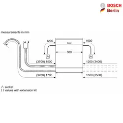 ماشین ظرفشویی بوش مدل BOSCH SMS8YCI03E