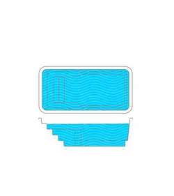 استخر فایبرگلاس پیش ساخته (Swim Plus) مگاپول مدل دز