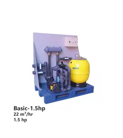 پکیج تصفیه استخر روکار مگاپول مدل Basic 1.5HP