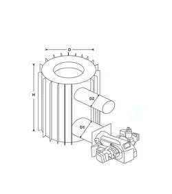 کوره سونا خشک هایپر استخر مدل HE.DS.4