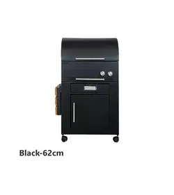 باربیکیو دوگانه سوز باغ چین مدل 62 سانت مشکی