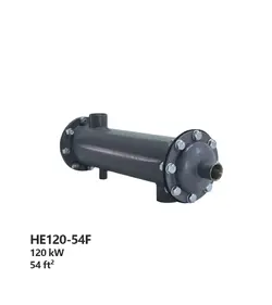 مبدل حرارتی تمام استیل فلنچی هایپر استخر مدل HE120-54F