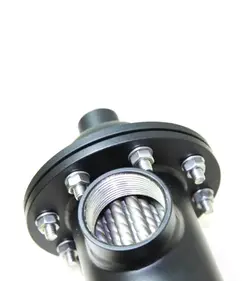 مبدل حرارتی تمام استیل فلنچی هایپر استخر مدل HE80-36F