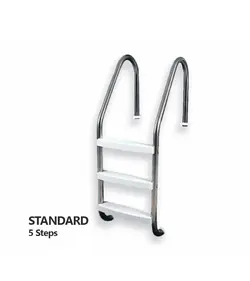 نردبان استخر 5 پله مگاپول مدل استاندارد