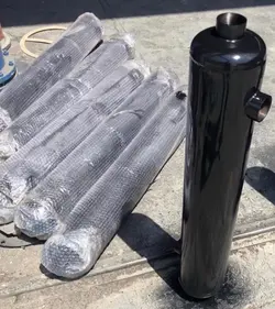 مبدل حرارتی پوسته و لوله تمام استیل هایپر استخر مدل HE60-27