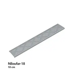 گریل استخر استیل آکوامارین مدل نیلوفر 18