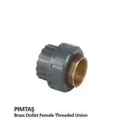 مهره ماسوره یکسر برنجی UPVC پیمتاش (PIMTAS)