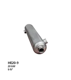 مبدل حرارتی پوسته و لوله تمام استیل هایپر استخر مدل HE20-9