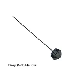 برگ گیر آلومینیومی هایپر استخر توری عمیق دسته دار