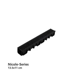 گاتر هایپر استخر طرح نیکول مشکی 13.5×11