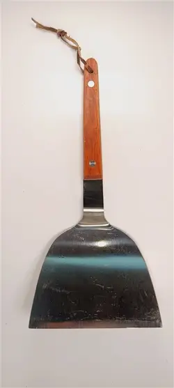 کاردک خم دسته چوبی بزرگ
