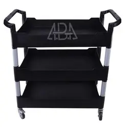 ترولی سه طبقه گود مشکی آبا