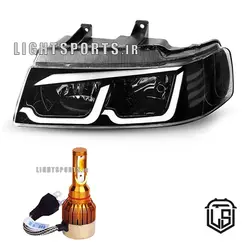 چراغ جلو اسپرت سمند طرح i8+ هدلایت D5