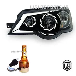 چراغ جلو اسپرت پراید 132 و 111 طرح توربین + هدلایت D5