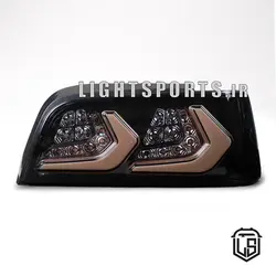 چراغ خطر اسپرت پژو پارس طرح کوروت برجسته دودی