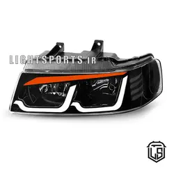 چراغ جلو اسپرت سمند طرح i8 ابرو نارنجی