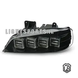 چراغ جلو پژو پارس طرح بوگاتی
