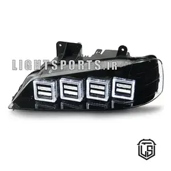 چراغ جلو پژو پارس طرح بوگاتی