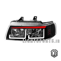 چراغ جلو اسپرت سمند طرح کادری ابرو قرمز