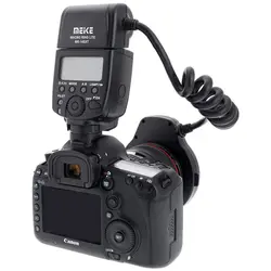 رینگ فلاش میک Meike MK-14EXT TTL Macro Ring Flash for Canon