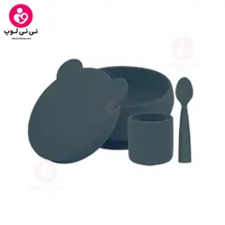 سرویس غذاخوری چهار تیکه سیلیکونی مینیک‌ای‌ای (minikoioi)