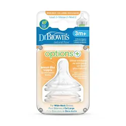 سر شیشه پهن +3 ماه آپشن پلاس دکتر براون Dr Browns