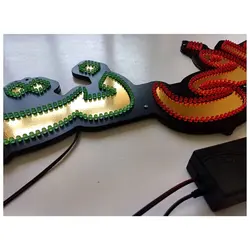 تابلو LED طرح کافی نت کد 480