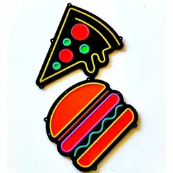 تابلو نئون فلکسی طرح پیتزا کد 25