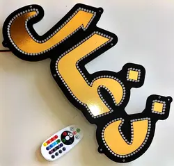 تابلو ال ای دی ذغال کد 44cm