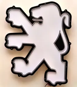 تابلو ال ای دی لوازم یدکی پژو کد 53cm+