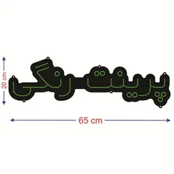تابلو ال ای دی پرینت رنگی کد 65cm
