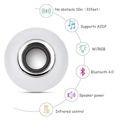 لامپ هوشمند RGB دارای اسپیکر بلوتوثی Music Bulb