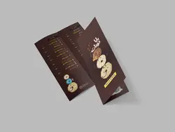 منوی لایه باز دونات و نوشیدنی ها-بروشور دولت A5