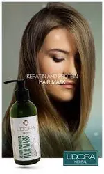 ماسک مو فری سولفات لدورا حاوی پروتئین و کراتین حجم 200 میلی لیتر