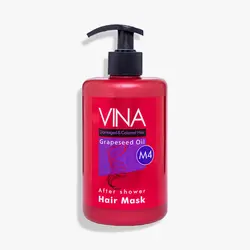 ماسک مو بدون نیاز به آبکشی وینا حاوی هسته انگور حجم 500 میلی لیتر