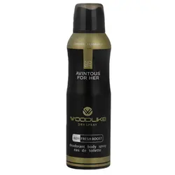 اسپری بدن زنانه وود لایک مدل اونتوس فور هر حجم 200 میلی لیتر