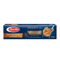 ماکارونی باریلا سبوس دار Spaghetti n.5 وزن 400 گرم
