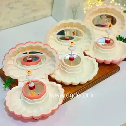 جاجواهری صدف کوکی موزیکال  با بالرین رقصان