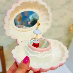 جاجواهری صدف کوکی موزیکال  با بالرین رقصان