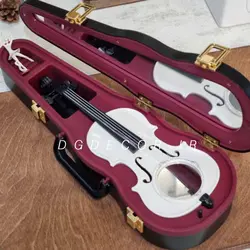 ویولون کوکی موزیکال کیف دار با بالرین رقصان در دو سایز