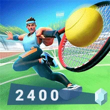 خرید 2400 جم تنیس کلش