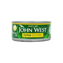 کنسرو ماهی تن در روغن آفتابگردان ۱۴۵ گرم جان وست – john west
